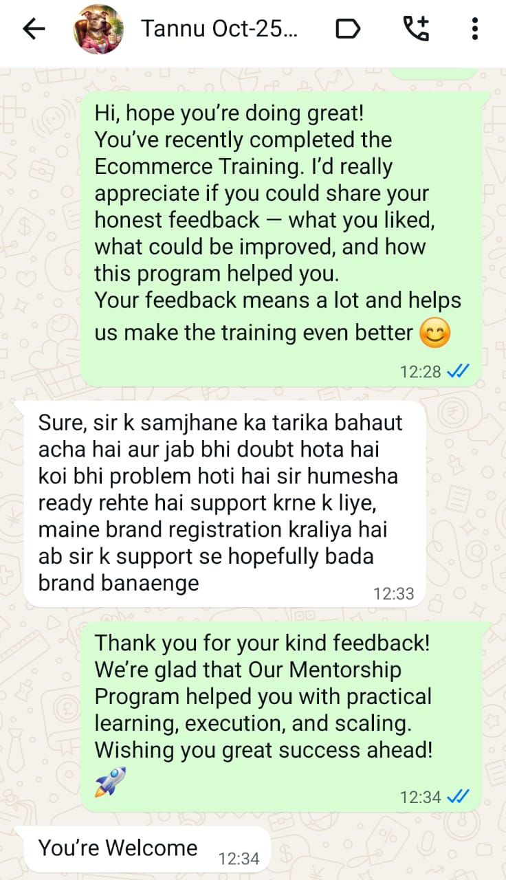 Student success message